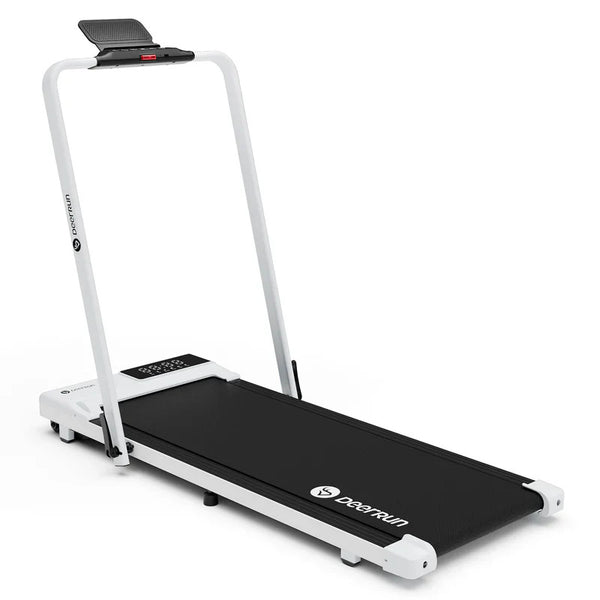 DeerRun A5 Pro 2-in-1 Folding Smart Treadmill (300 lb, 5.4% Incline, Under-Desk)